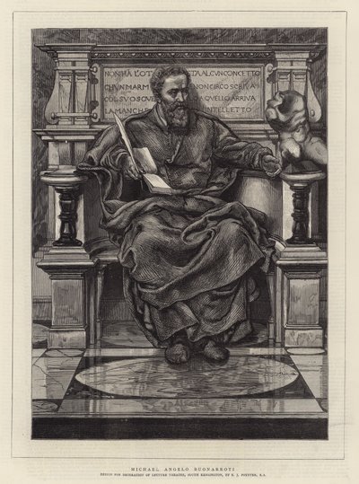 Michelangelo Buonarroti door Edward John Poynter